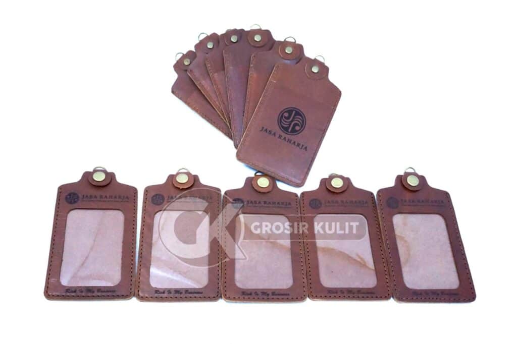Jual id card kulit